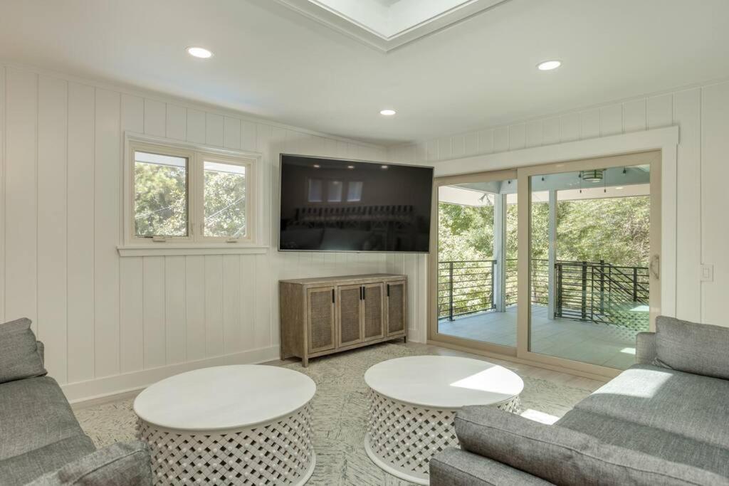 Luxury Beach House - 2Min Walk To Beach - Private Pool - Group & Dog Friendly 希爾頓黑德島 外观 照片