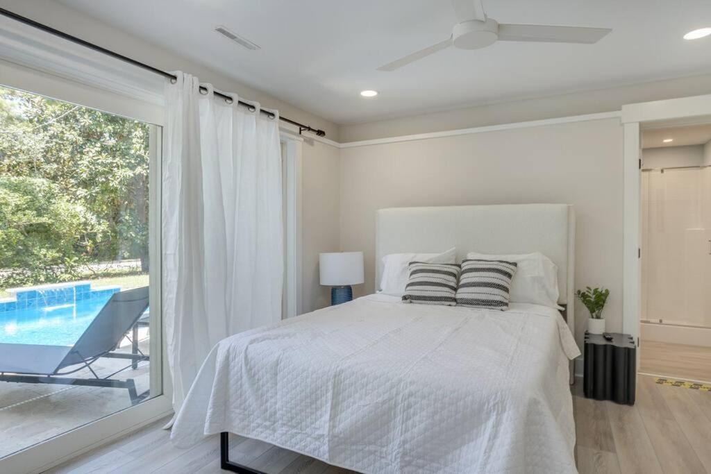Luxury Beach House - 2Min Walk To Beach - Private Pool - Group & Dog Friendly 希爾頓黑德島 外观 照片