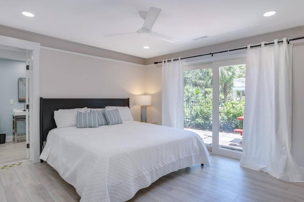 Luxury Beach House - 2Min Walk To Beach - Private Pool - Group & Dog Friendly 希爾頓黑德島 外观 照片